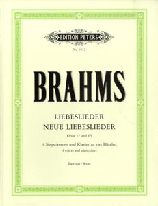 �y�� �y���i�zGYC00074997 �u���[���X : ���̉� Op.52�A�V�������̉� Op.65(�ƌ�)BRAHMS: LIEBESLIEDER OP.52 NEUE LIEBESL ���y�y����E�����ȊO���������z