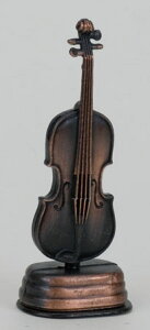 【取寄品】【取寄時、納期2週間〜3週間】C19−3 アンティック・ミニチュア(鉛筆削り)バイオリン【メール便不可商品】