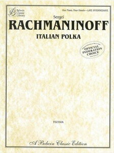 y yizA 1Ae C^AE|J (14) Italian Polka (1P4H)^t}jmt Rachmaninoff S.