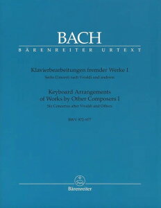 y yizA sAm\ ȉƍĩNBAҋȏW 1 Keyboard Arrangements of Works by Other Composers 1^obn Bach J.S.yEȊOz