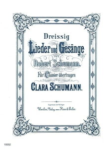 �y�� �y���i�z�A�� �s�A�m�\�� �N�����ɂ��V���[�}���̋Ȃ̃s�A�m�\���ҋȏW 30 Lieder und Gesange fur Klavier�^�N�����E�V���[�}�� Schumann Clara�y����E�����ȊO���������z