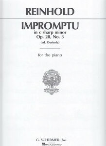 �y�� �y���i�z�A�� �s�A�m�\�� ������ �d�n�Z�� ��i28��3 IMPROMPTU In C sharp minor Op.28-3�^���C���z���g Reinhold H.