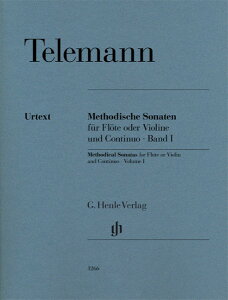 y yizA t[g / @CI \i^W 1 Methodical Sonatas for Flute or Violin and Basso Continuo Vol.1^e} Telemann Georg Philipp/HN1266yEȊOz