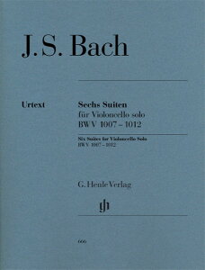 �y�� �y���i�z�A�� �`�F�� �����t�`�F���g�� BWV1007-1012 6 Suites for Violoncello solo BWV 1007-1012�^J.S.�o�b�n Bach Johann Sebastian/HN666�y����E�����ȊO���������z