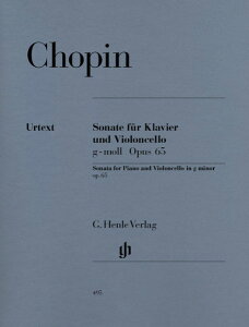 y yizA `F `F\i^ gZ i65 Sonata for Piano an Violoncello in g minor op.65^Vp Chopin Frederic/HN495yEȊOz
