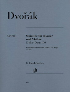 �y�� �y���i�z�A�� ���@�C�I���� �\�i�`�l �g���� ��i100 Sonatina for Piano and Violin in G major op.100�^�h���H���W���[�N Dvorak Antonin/HN413�y���[���ւ�I���̏ꍇ���������z