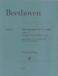 �y�� �i1348�j�x�[�g�[���F�� �s�A�m�\�i�^��8��Op13 �ߜ� �i���T�Ł^�w�����ЁjLUDWIG VAN BEETHOVEN Piano Sonata no. 8 c minor