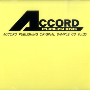 CD ACCORD PUBLISHING ORIGINAL SAMPLE CD 20 ���t�y�T���v��CD Vol�D20