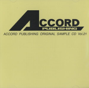 CD ACCORD PUBLISHING ORIGINAL SAMPLE CD 21 tyTvCD VolD21y[֕siz