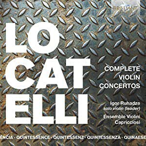 【取寄品】【取寄時、納期1〜3週間】LOCATELLI:VIOLIN CONCERTO 5-CD/ENSEMBLE VIOLINI CAPRICCIOSI【メール便不可商品】