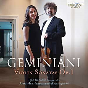 yizy񎞁A[1`3TԁzGEMINIANI:VIOLIN SONATAS 2-CD/RUHADZEIGORy[֕siz
