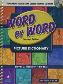 【取寄品】【取寄時、納期1～3週間】Word by Word Picture Dictionary 2nd Edition Teacher’s Guide with CD【沖縄・離島以外送料無料】