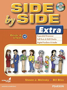 yizy񎞁A[1`3TԁzSide by Side Level 4 Extra Edition Student Book and eText /CDy[ւȈꍇz
