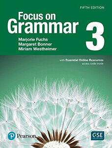 �y���i�z�y��񎞁A�[��1�`3�T�ԁzFocus on Grammar 5th Edition 3 Student Book with Essential Online Resources�y����E�����ȊO���������z