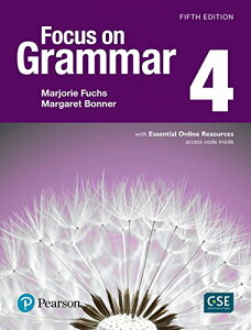 �y���i�z�y��񎞁A�[��1�`3�T�ԁzFocus on Grammar 5th Edition 4 Student Book with Essential Online Resources�y����E�����ȊO���������z