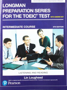 yizy񎞁A[1`3TԁzLongman Preparation Series for the TOEIC Test 6th Edition Intermediate Student Book with MP3 and Answer Keyy[֕sizyEȊOz