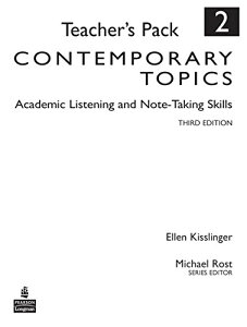 yizy񎞁A[1`3TԁzContemporary Topics 3rd Edition 2 Teacherfs Pack