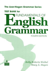 【取寄品】【取寄時、納期1～3週間】Fundamentals of English Grammar 4th Edition Test Bank【メール便を選択の場合送料無料】