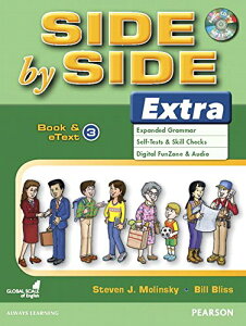 yizy񎞁A[1`3TԁzSide by Side Level 3 Extra Edition Student Book and eText / CDy[ւȈꍇz
