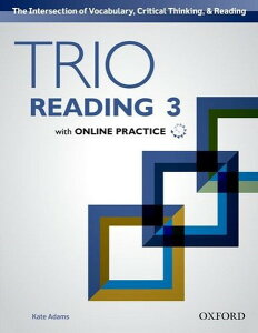 yizy񎞁A[1`3TԁzTrio Reading Level 3 Student Book with Online Practicey[ւȈꍇz