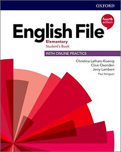 �y���i�z�y��񎞁A�[��1�`3�T�ԁzEnglish File 4th Edition Elementary Student Book with Online Practice�y���[���ւ�I���̏ꍇ���������z