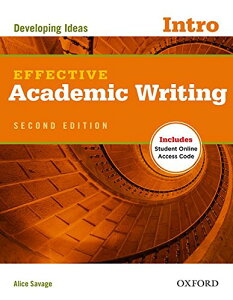 yizy񎞁A[1`3TԁzEffective Academic Writing 2nd Edition Intro SB withoutnline Practicey[ւȈꍇz