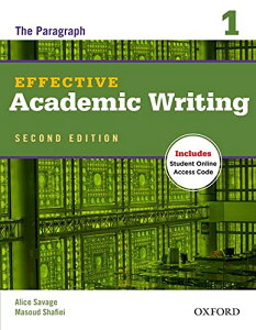 yizy񎞁A[1`3TԁzEffective Academic Writing 2nd Edition Level 1 SB withoutnline Practicey[ւȈꍇz