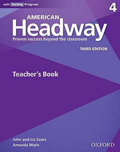 yizy񎞁A[1`3TԁzAmerican Headway 3rd Edition Level 4 Teacherfs booky[ւȈꍇz