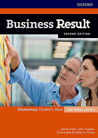 【取寄品】【取寄時、納期1～3週間】Business Result 2nd Edition Elementary Students Book with Online Practice Pack【沖縄・離島以外送料無料】