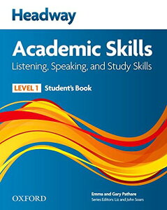 yizy񎞁A[1`3TԁzHeadway Academic Skills Level 1 Listening Speaking & Study Skills Student Booky[ւȈꍇz