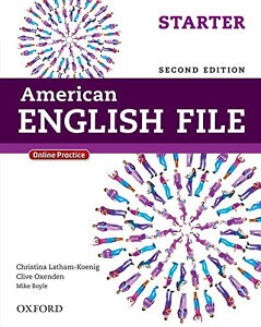 �y���i�z�y��񎞁A�[��1�`3�T�ԁzAmerican English File 2nd Edition starter Student Book with Oxford Online Skills�y���[���ւ�I���̏ꍇ���������z