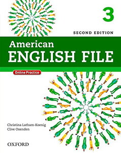 �y���i�z�y��񎞁A�[��1�`3�T�ԁzAmerican English File 2nd Edition Level 3 Student Book with Oxford Online Skills�y���[���ւ�I���̏ꍇ���������z