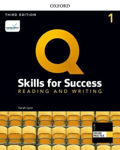 yizy񎞁A[1`3TԁzQ Skills for Success 3rd Edition Reading and Writing Level 1 Student Book with iQ Online Practicey[ւȈꍇz