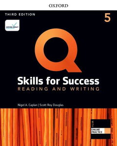 yizy񎞁A[1`3TԁzQ Skills for Success 3rd Edition Reading and Writing Level 5 Student Book with iQ Online Practicey[ւȈꍇz