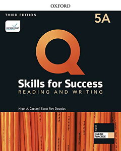 yizy񎞁A[1`3TԁzQ Skills for Success 3rd Edition Reading and Writing Level 5 Student Book A with iQ Online PracticeyŁzy[ւȈꍇz