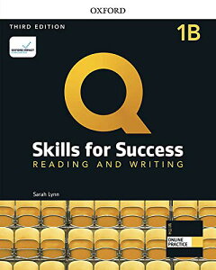 �y���i�z�y��񎞁A�[��1�`3�T�ԁzQ Skills for Success 3rd Edition Reading and Writing Level 1 Student Book B with iQ Online Practice�y�����Łz�y���[���ւ�I���̏ꍇ���������z