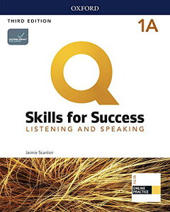 yizy񎞁A[1`3TԁzQ Skills for Success 3rd Edition Listening and Speaking Level 1 Student Book A with iQ Online PracticeyŁzy[ւȈꍇz