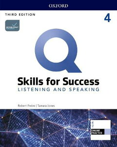 �y���i�z�y��񎞁A�[��1�`3�T�ԁzQ Skills for Success 3rd Edition Listening and Speaking Level 4 Student Book with iQ Online Practice�y���[���ւ�I���̏ꍇ���������z