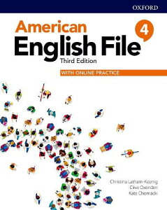 �y���i�z�y��񎞁A�[��1�`3�T�ԁzAmerican English File 3rd Edition Level 4 Student Book with Online Practice�y���[���ւ�I���̏ꍇ���������z