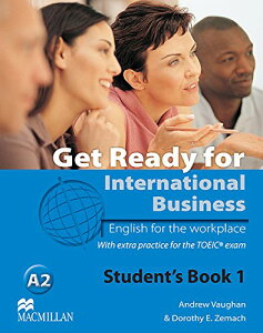 yizy񎞁A[1`3TԁzGet Ready for International Business Level 1 Student Book with TOEICy[ւȈꍇz