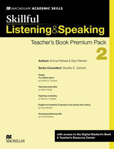 yizy񎞁A[1`3TԁzSkillful Listening & Speaking 2 Teacherfs book/DStudent Book PackyEȊOz