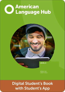 yizy񎞁A[1`3TԁzAmerican Language Hub Level 3 Studentfs Book with Studentfs Appy[ւȈꍇz