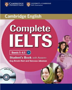 �y���i�z�y��񎞁A�[��1�`3�T�ԁzComplete IELTS Bands 5-6.5 Student�fs Book with Answers with CD�y����E�����ȊO���������z