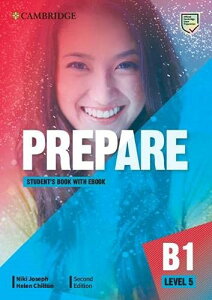 yizy񎞁A[1`3TԁzPrepare 2/E Level 5 Studentfs Book with eBookyEȊOz