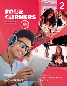 �y���i�z�y��񎞁A�[��1�`3�T�ԁzFour Corners 2/E Level 2 Full Contact with Digital Pack�y����E�����ȊO���������z