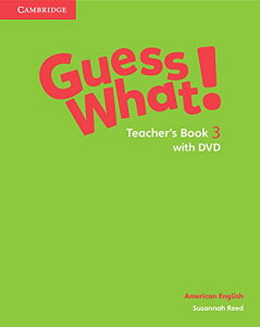 �y���i�z�y��񎞁A�[��1�`3�T�ԁzGuess What! American English Level 3 Teacher�fs book /DVD�y����E�����ȊO���������z