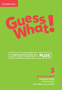 yizy񎞁A[1`3TԁzGuess What! American English Level 3 Presentation Plus DVD-ROMyEȊOz