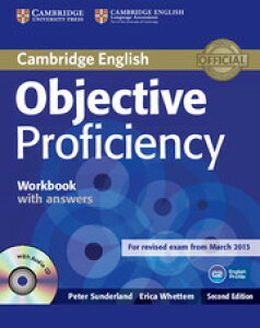 yizy񎞁A[1`3TԁzObjective Proficiency 2nd Edition Workbook with Answers with Audio CDy[ւȈꍇz
