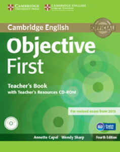 yizy񎞁A[1`3TԁzObjective First 4th Edition Teacherfs Book /Teacherfs Resources Audio CDy[ւȈꍇz
