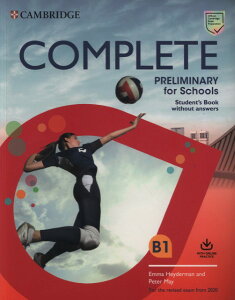 �y���i�z�y��񎞁A�[��1�`3�T�ԁzComplete Preliminary for Schools Student Book without answers with Online Practice�y���[���ւ�I���̏ꍇ���������z